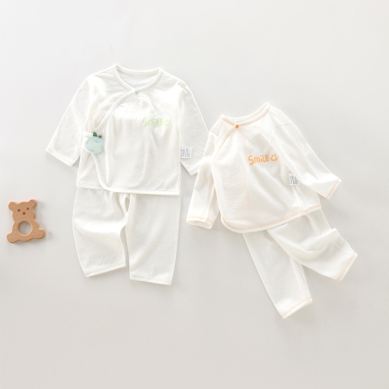 新生婴儿儿衣服最小码上下分开刚刚出生的三0一6月小月龄宝宝夏装