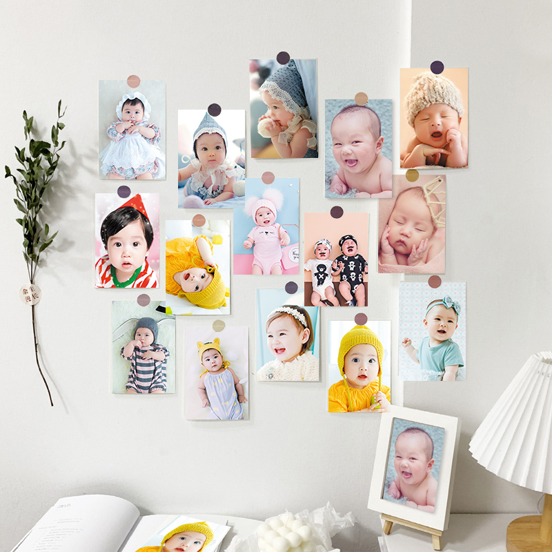 可爱宝宝海报照片龙凤婴儿画像备孕贴画漂亮宝宝海报孕妇胎教海报