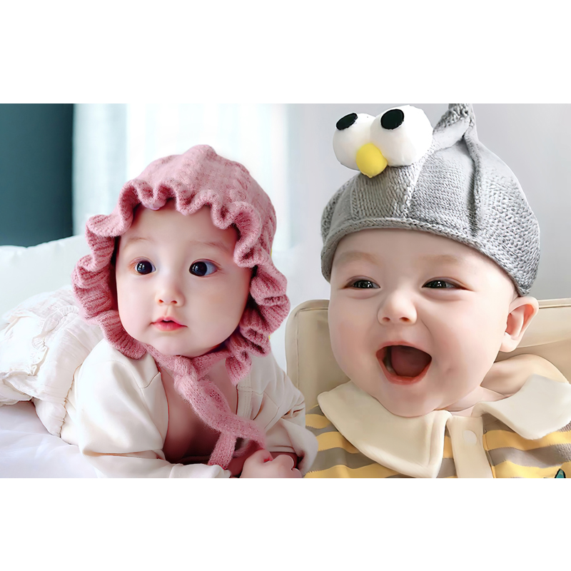 宝宝海报双胞胎可爱图片龙凤婴儿墙贴画报照片孕妇胎教娃娃年画