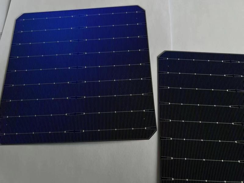 166异质结光伏单晶硅太阳能电池片6.58W光伏组件电池片硅片可切割