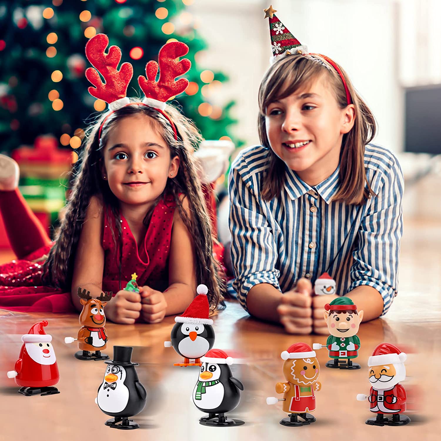 圣诞节幼儿园儿童小礼物礼品老人圣诞发条跳跳玩具上链雪人小玩具