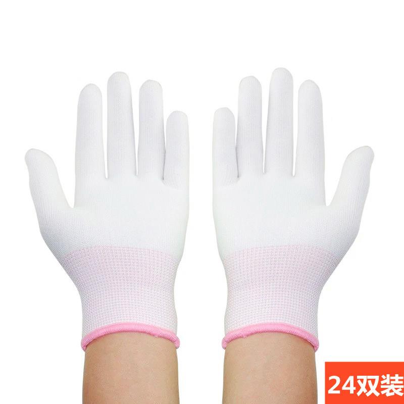 生活纱布沙小号白色通用手套劳保耐磨家务超薄工业棉线夏季全线左