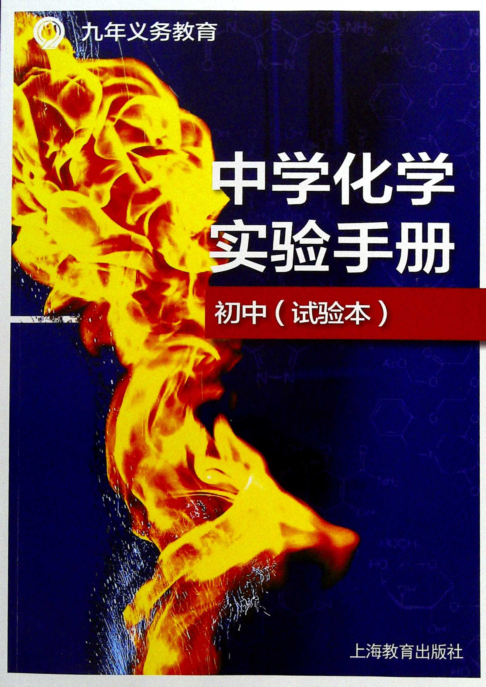 正版  中学化学实验手册初中（实验本） 上海市中小学(幼儿园)课程改革委员会 上海教育