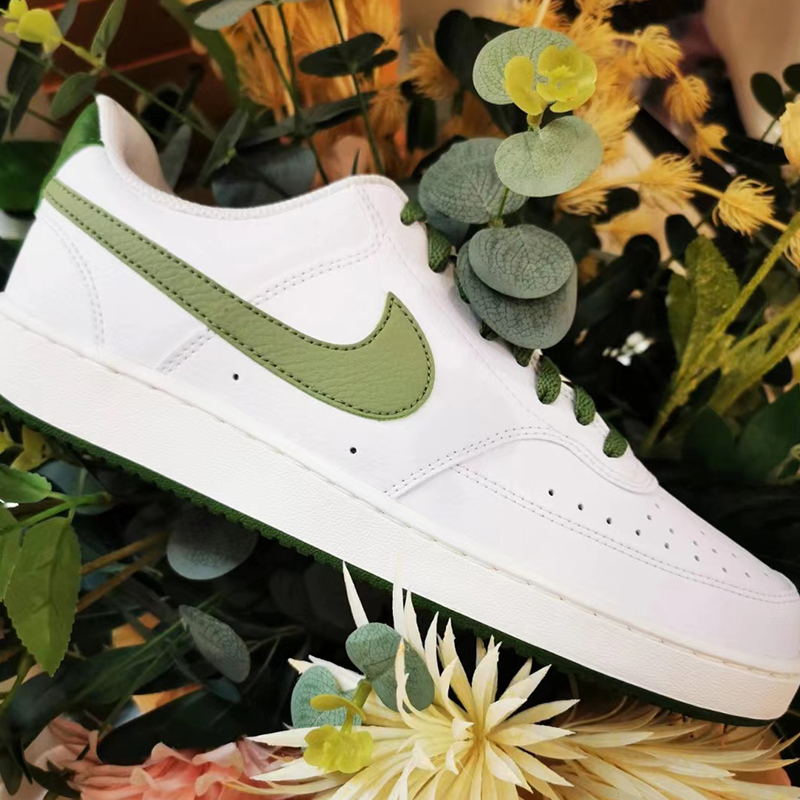 耐克/NIKE COURT VISION LOCUPD 白浅绿色运动鞋板鞋 FJ5480-100