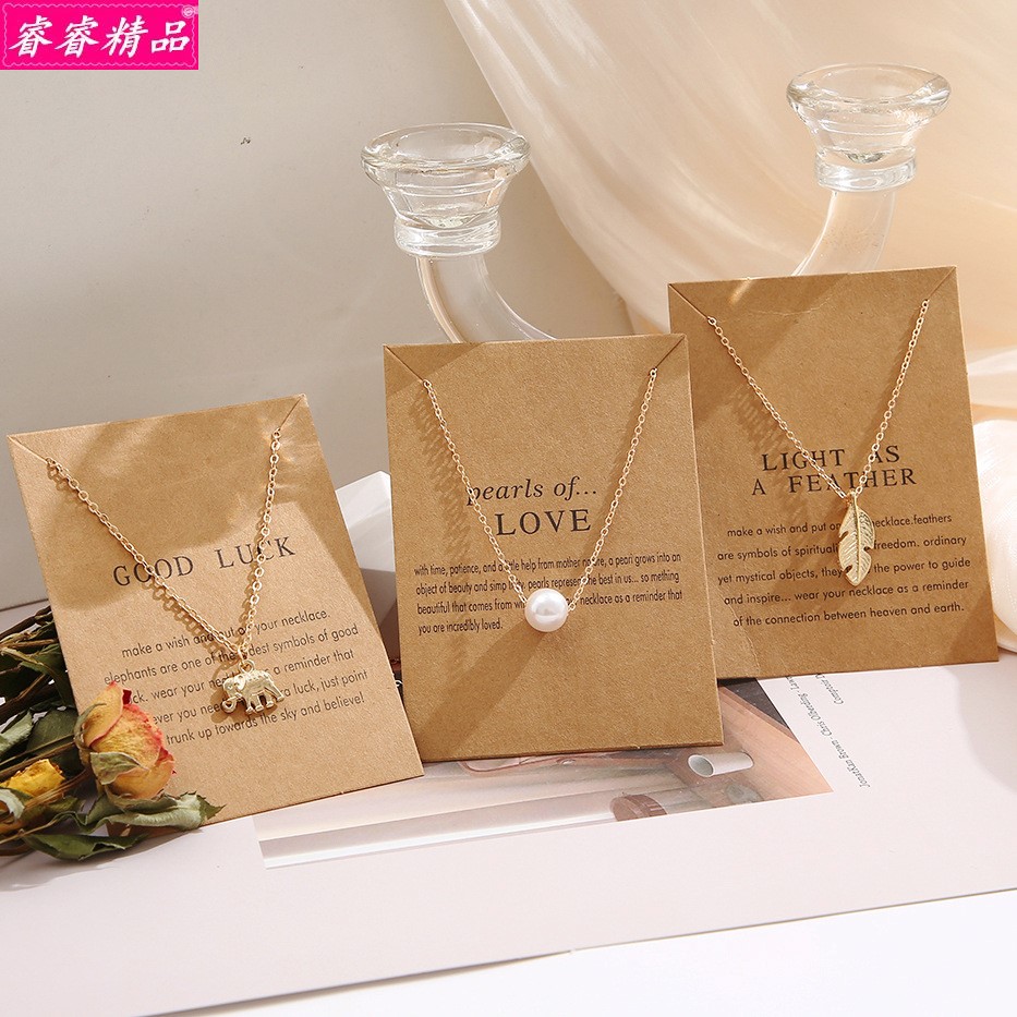 creative pearl clavicle chain retro butterfly alloy necklace