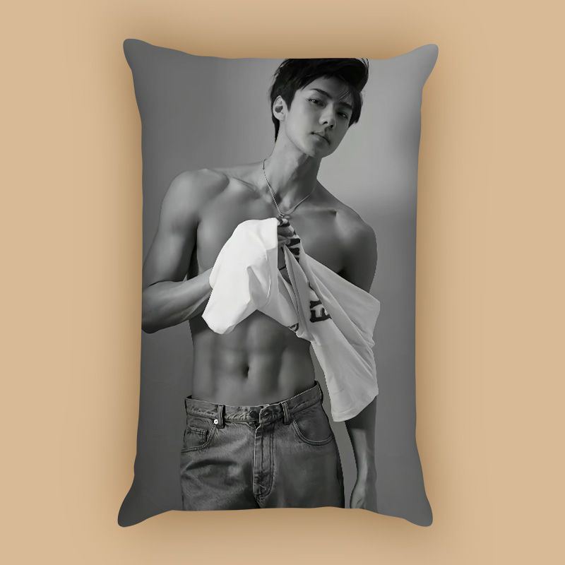 EXO吴世勋腹肌照片抱枕明星枕头可定制床头沙发靠垫靠枕含芯套装
