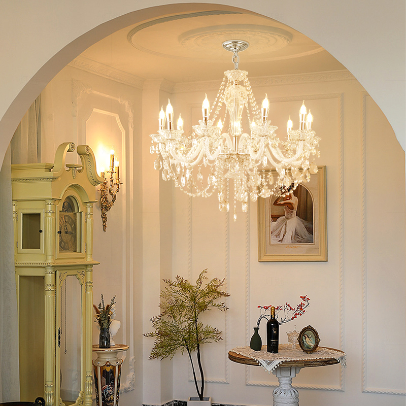 灯魅法式轻奢客厅水晶吊灯欧式复古宫廷风创意个性卧室餐厅灯具