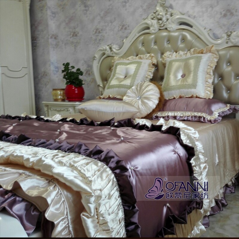 欧式法式床上用品奢华样板房间新古典婚庆别墅豪华四件套床品促销