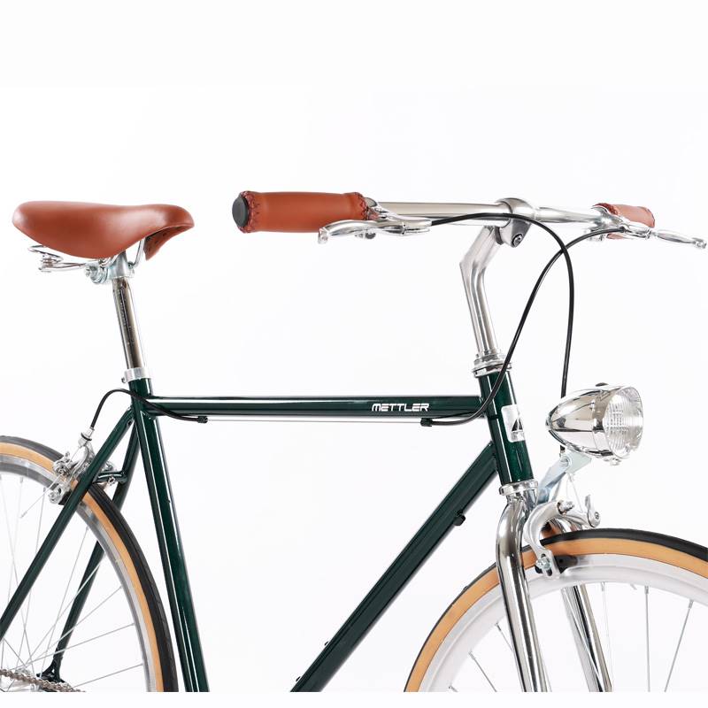 METTLER/梅勒 复古自行车英伦老式怀旧男女款电镀 轻便公路通勤单