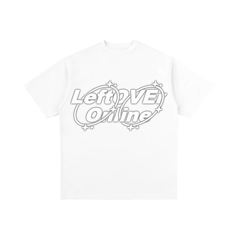 LeftOVEr原创小众标语logo亚文化remake休闲Y2K甜酷风短袖t恤男女