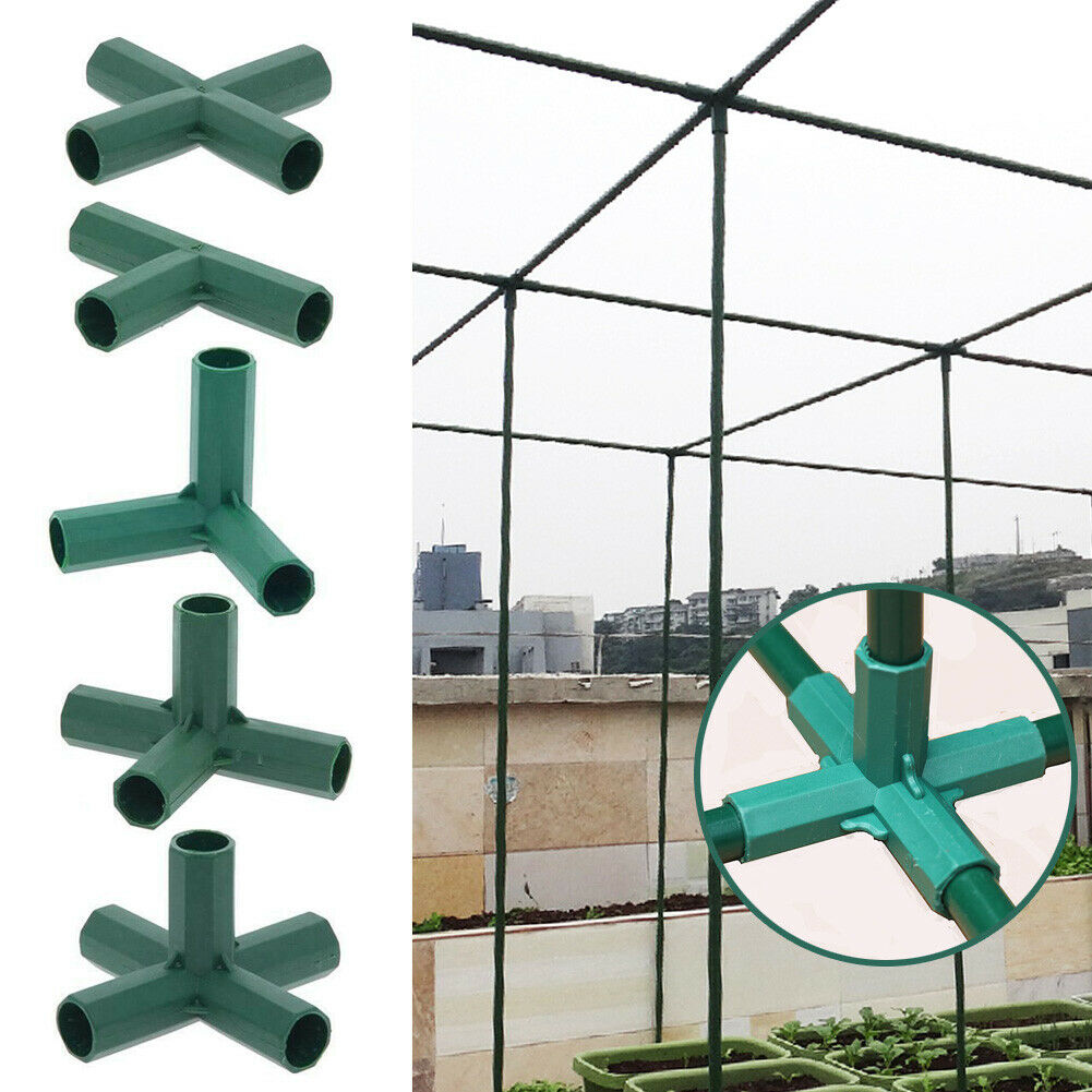 大棚温室连接件接头暖花房花支架包塑钢管塑料配件压膜夹DIY组合