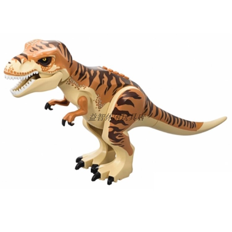 乐高帝王暴龙霸王龙米色棕色大逃亡LEGO侏罗纪世界75918恐龙10758