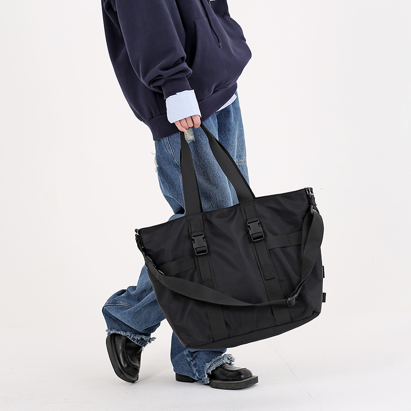 MYEDITION城市CITY风大容量托特包通勤旅行手提包单肩斜挎健身包