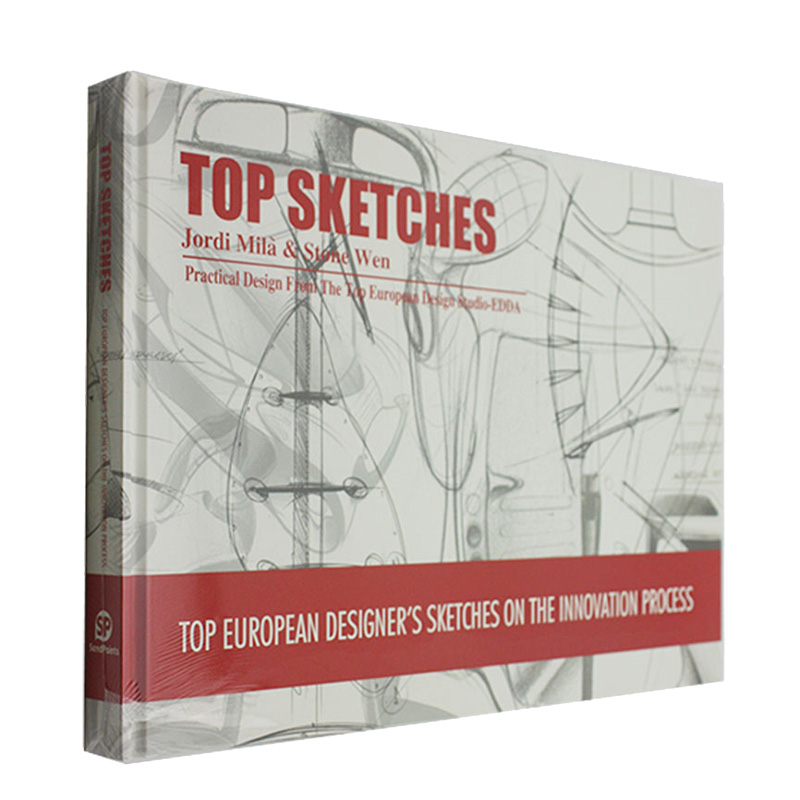 【现货】【Sendpoints】欧洲*级工业草图设计 Top Sketches 产品设计 手绘草稿 工业产品设计书籍 善本出版图书
