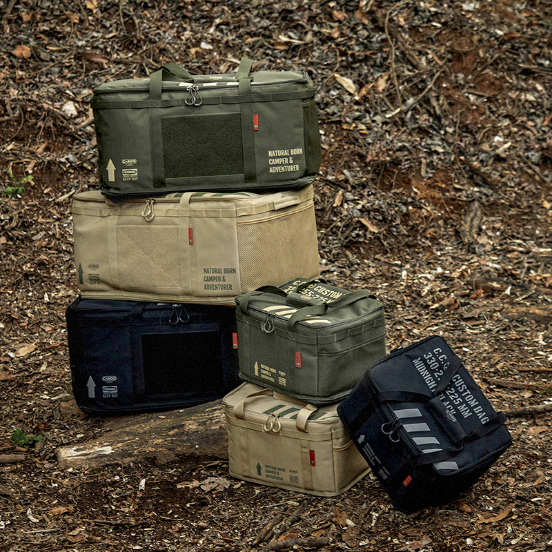 CARGO户外露营军迷战术风格收纳包储物袋加厚防撞餐具气罐收纳包