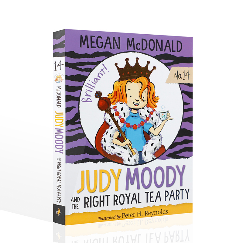 英文原版 稀奇古怪小朱迪系列Judy Moody #14 and the Right Royal Tea Party正确的皇家茶会 进口英语课外阅读书籍儿童桥梁章节书