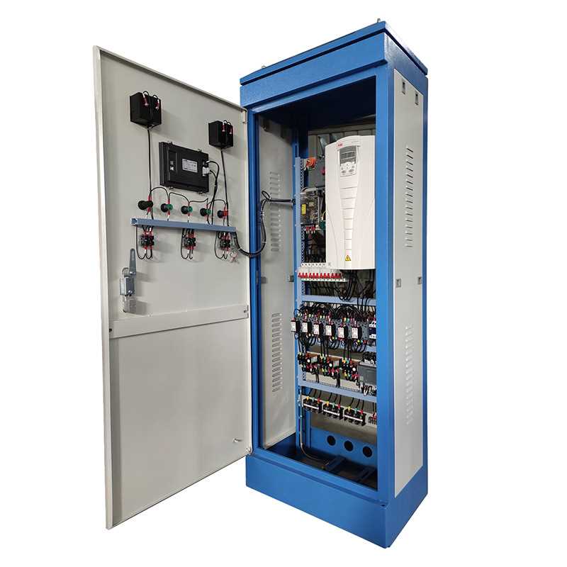 库一控二变频控制柜PLC成套生活恒压供水智能变频控制柜水泵控厂