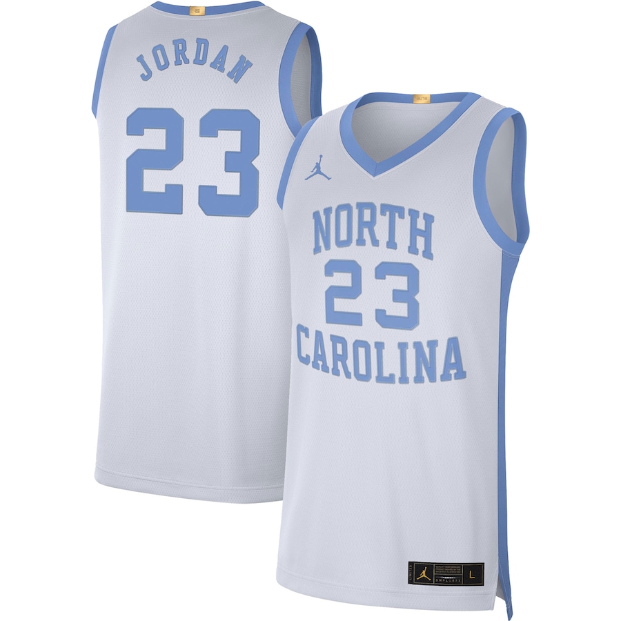 美国NCAA代购正品Jordan北卡大学迈克尔乔丹球衣主场篮球服23号