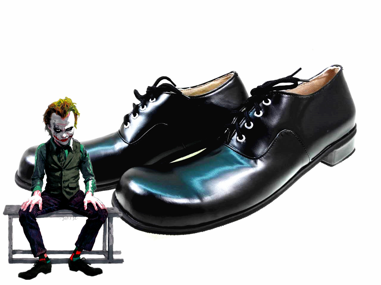 自杀小队（X特遣队）系列 男小丑joker cos鞋 cos装扮鞋 均码