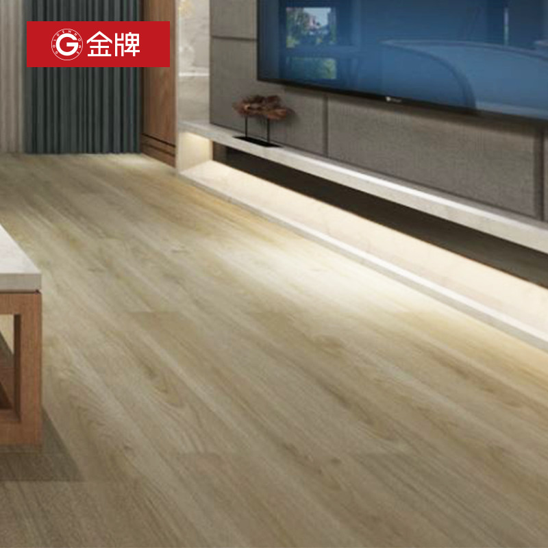 金牌木门家用多层木地板实木复合地板卧室防潮地暖耐磨环保无醛
