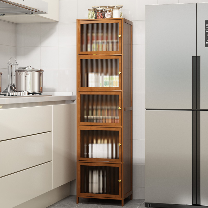厨房置物架夹缝收纳柜落地多层家用储物柜多功能冰箱旁窄缝收纳柜