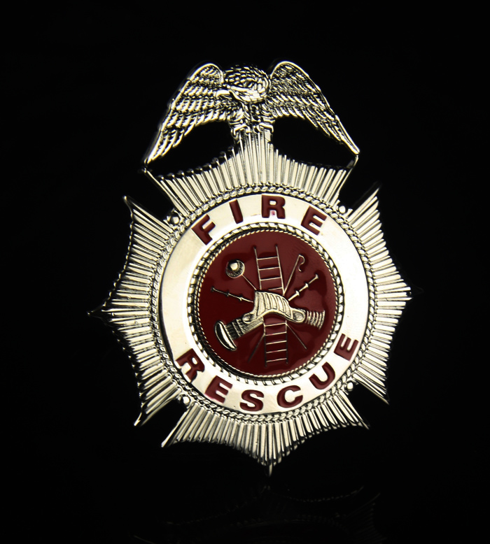 消防徽章图片