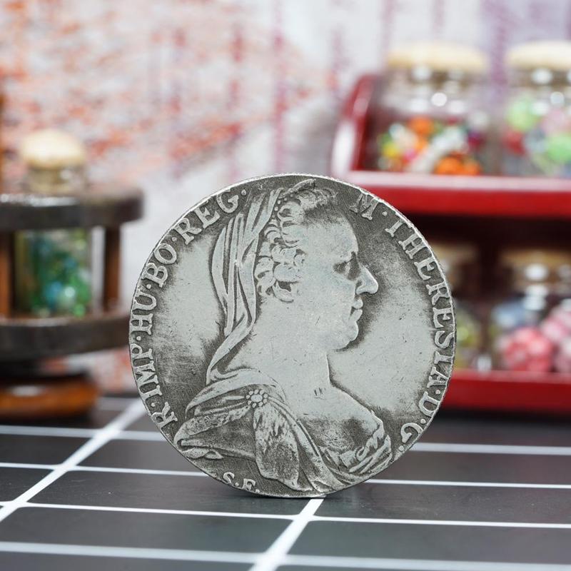 1780年匈牙利仿古创意玩具钱币 欧美复古装饰硬币小礼品把玩