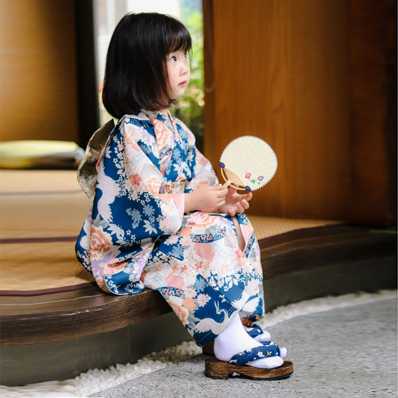 和服浴衣儿童童女童日式童装女樱花日本中国风裙子宝宝小孩
