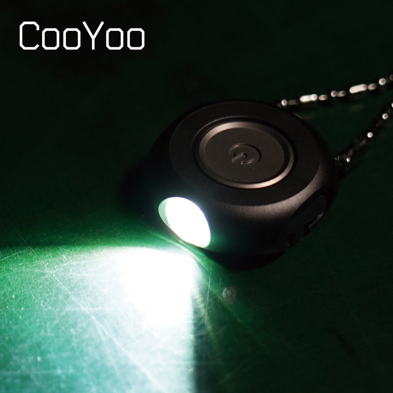 CooYoo酷友铝合金USB充电迷你手电筒日常随身户外照明EDC手电CPS6