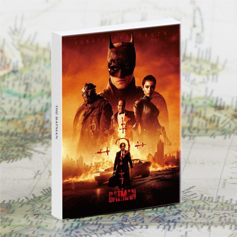 美国好莱坞电影明信片漫威蝙蝠侠人物剧照墙面装饰画海报卡片盒装