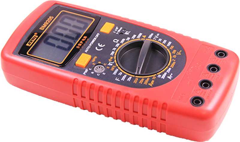 正品滨江bm9205高精度防烧数字万用表自动关机可测电容数显表