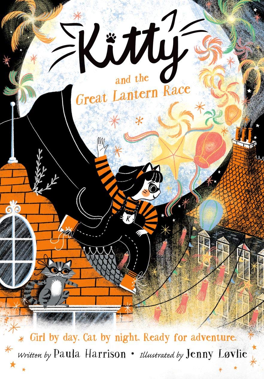 进口英文原版 Kitty and the Great Lantern Race 凯蒂和伟大的灯笼竞赛 儿童英语启蒙阅读章节书 平装读物故事书