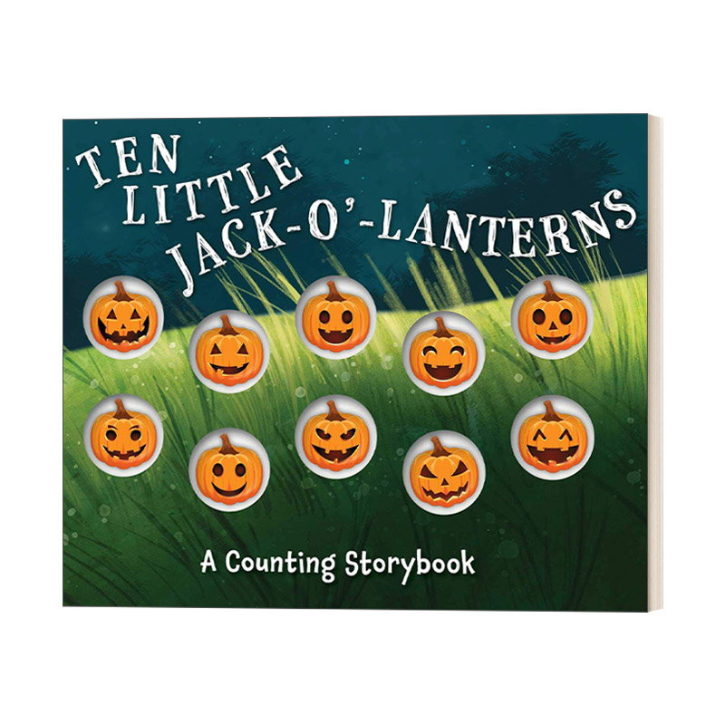 十个南瓜灯 英文原版绘本 Ten Little Jack O Lanterns 英文版 进口英语原版书籍