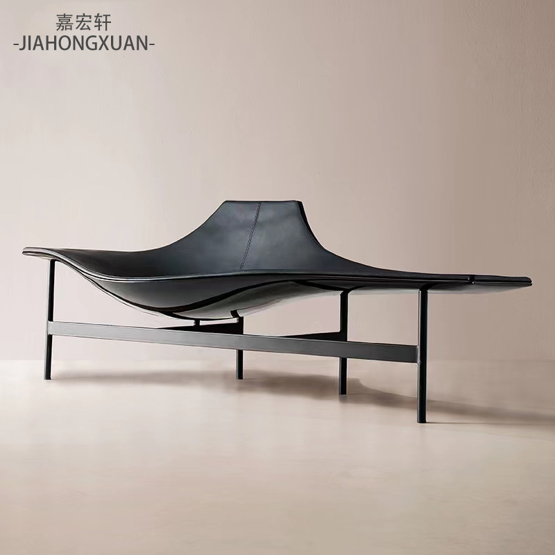 北欧轻奢设计师马萨德躺椅创意玻璃钢酒店别墅洽谈一号航站楼躺椅