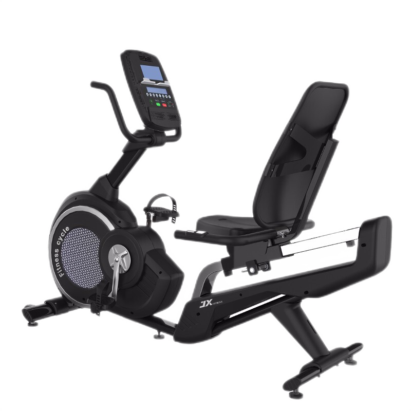 军霞JX-170R卧式电磁控健身车家用室内背靠式脚踏骑行懒汉车