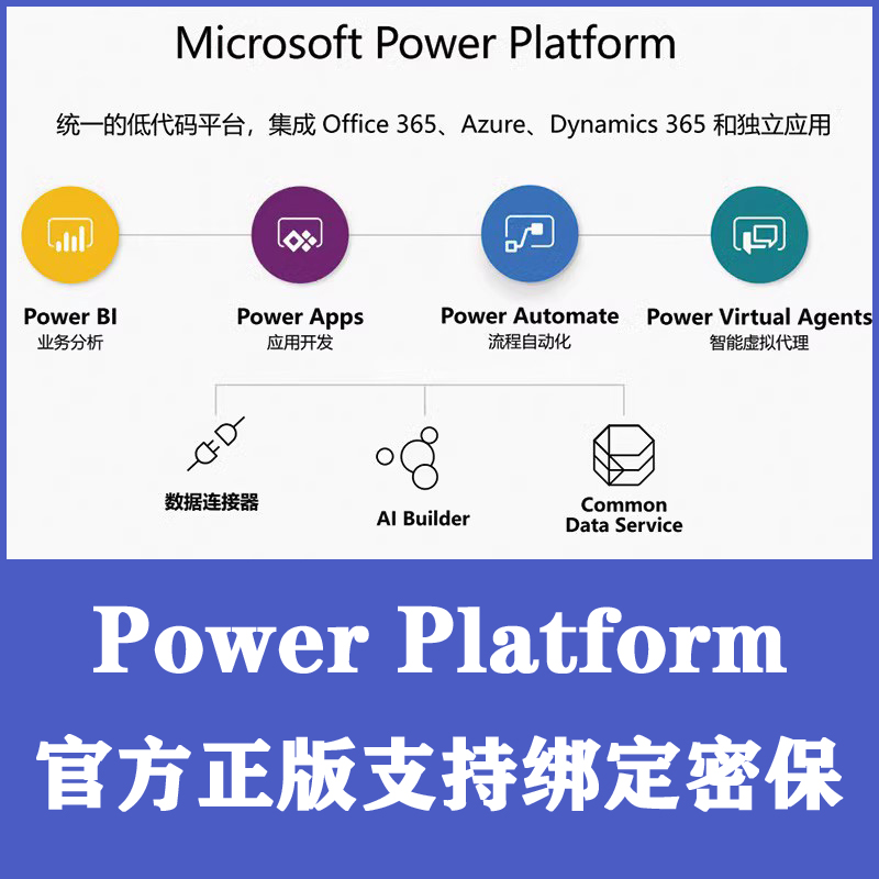 Power Platform账号/Forms/Apps/Automate/VirtualAgent组件账户