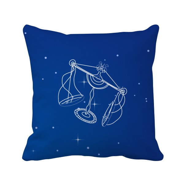 九月十月天秤星座星空方形抱枕靠枕沙发靠垫双面含芯礼物