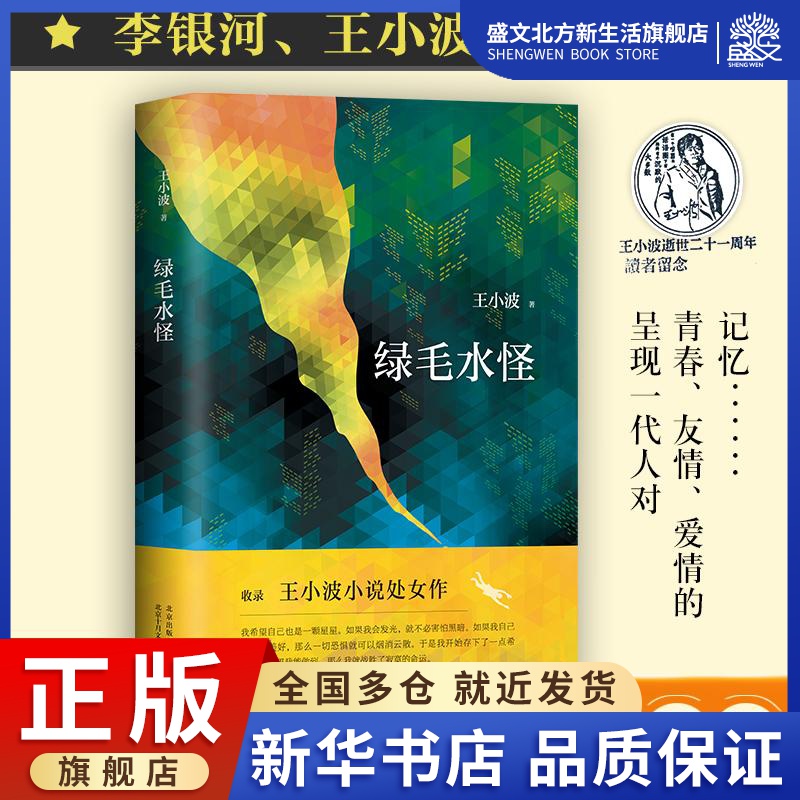 绿毛水怪 王小波 著 著 中国现当代文学 文学 北京十月文艺出版社 图书