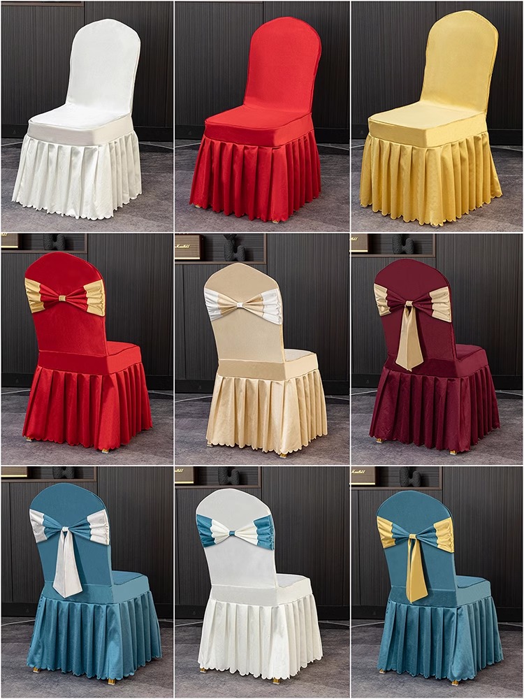 酒店椅宴会专用椅子套罩餐椅定做款式颜色可选桌布大全厂家直销