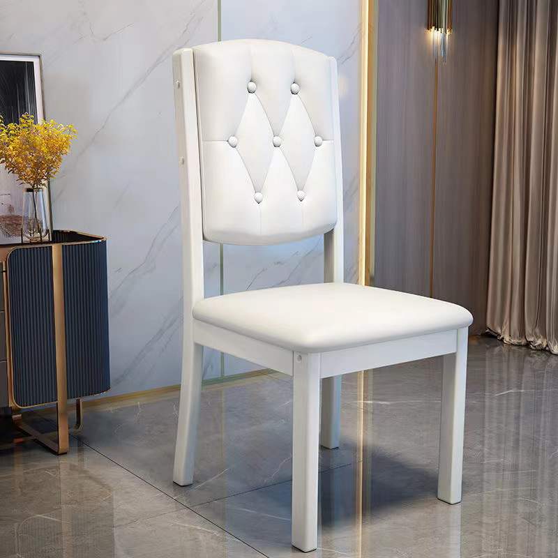 新品实木餐椅家用餐桌椅子现代简约客厅轻奢靠背椅家庭椅北欧中式