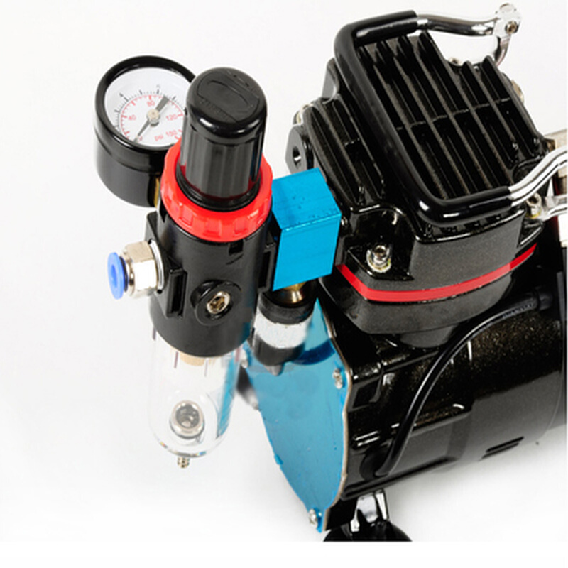 美工空压机修补打气小型模玩微型静音 空压机泵气泵木工  喷涂 小