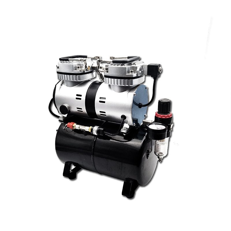 新便携式微型空压机高压冲气泵木工空喷漆气压缩机小型打气泵220V