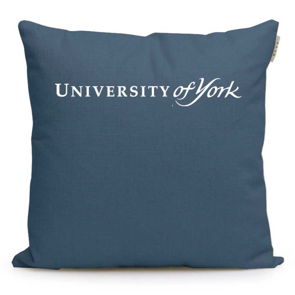 英国留学礼品 约克大学周边纪念品印校徽标志定制沙发靠垫抱枕