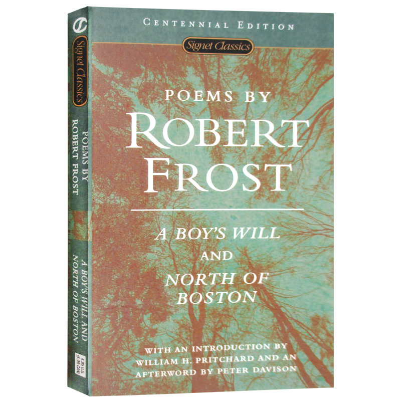 正版 罗伯特弗罗斯特诗歌集 少年的意志 波士顿以北 英文原版书 Poems by Robert Frost 英文版进口文学书籍