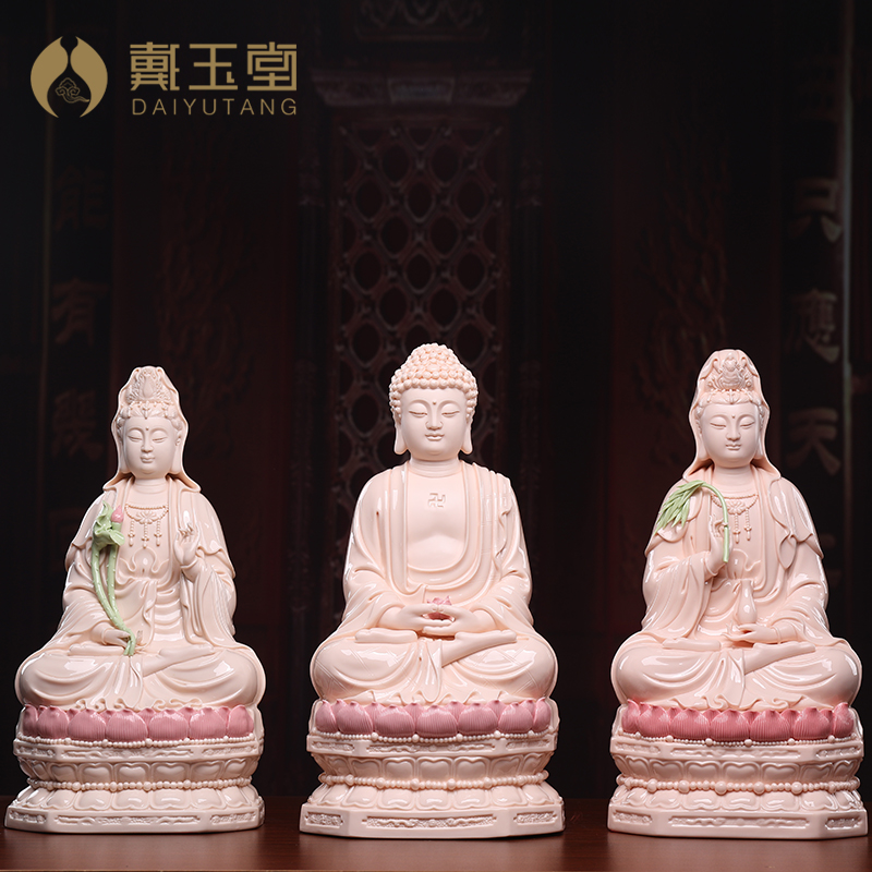 【结缘感恩优惠】西方三圣佛像供奉摆件阿弥陀佛观音地藏王菩萨像