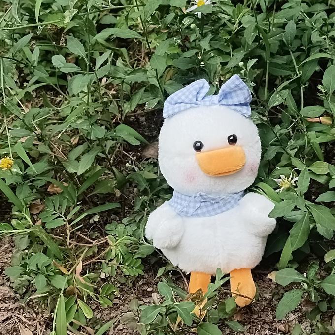 外贸原单一个可爱的小鸭子宝宝匙挂件包挂毛绒玩具
