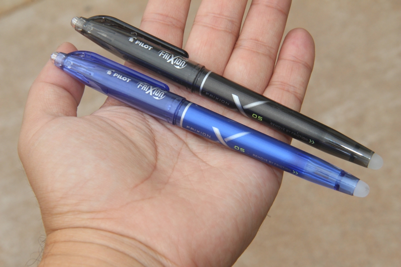 进口的可擦笔，各种笔芯，0.5mm,有蓝色和黑色