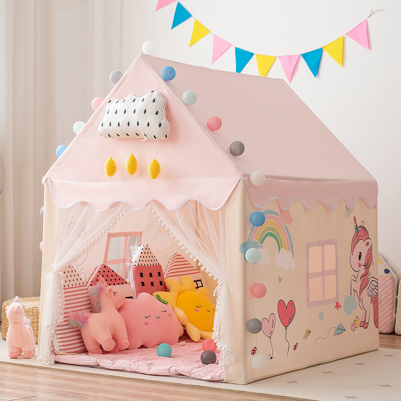 小斑鸠儿童帐篷室内超大游戏屋公主女孩梦幻小房子城堡宝宝玩具屋