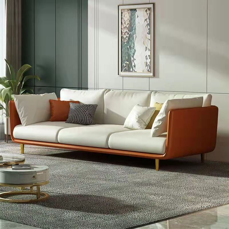 北欧科技布乳胶小户型极简布艺沙发客厅现代简约意式轻奢双三人位