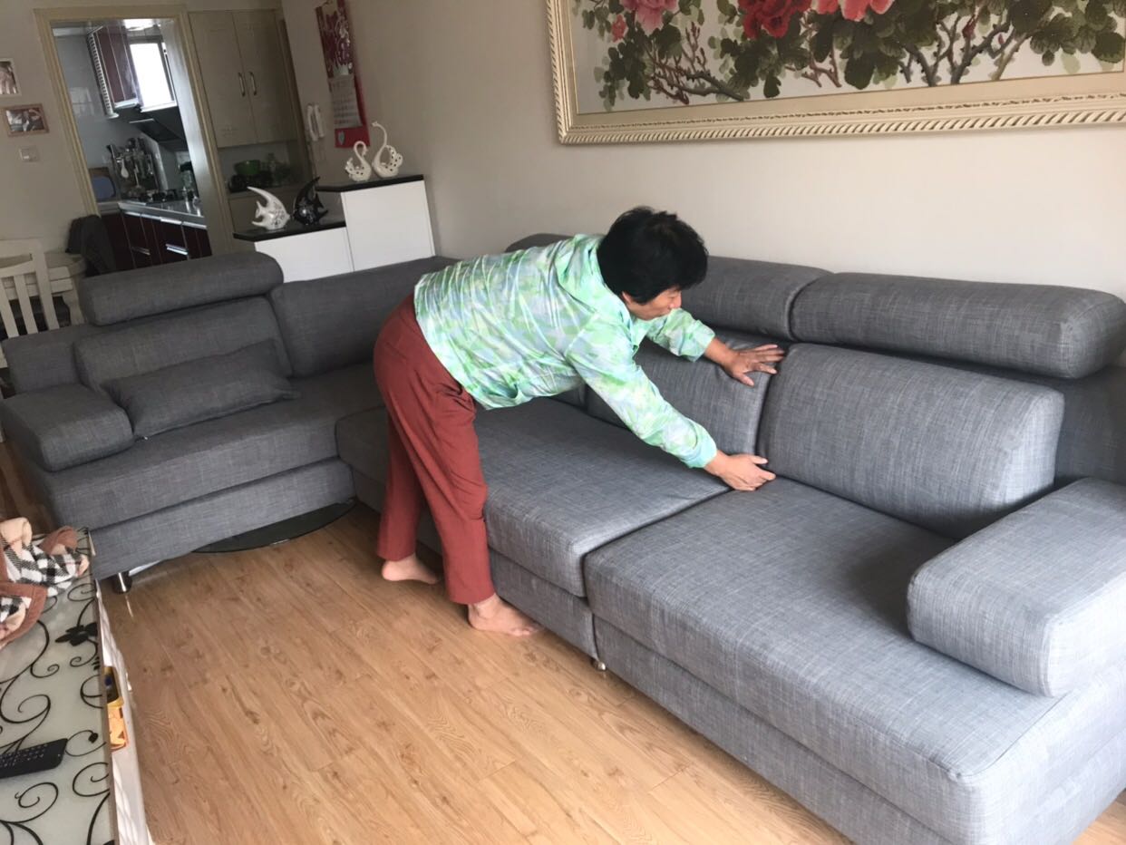 上海定做沙发各种布艺套换海绵等本店夫妻老婆店免费上门测量安装